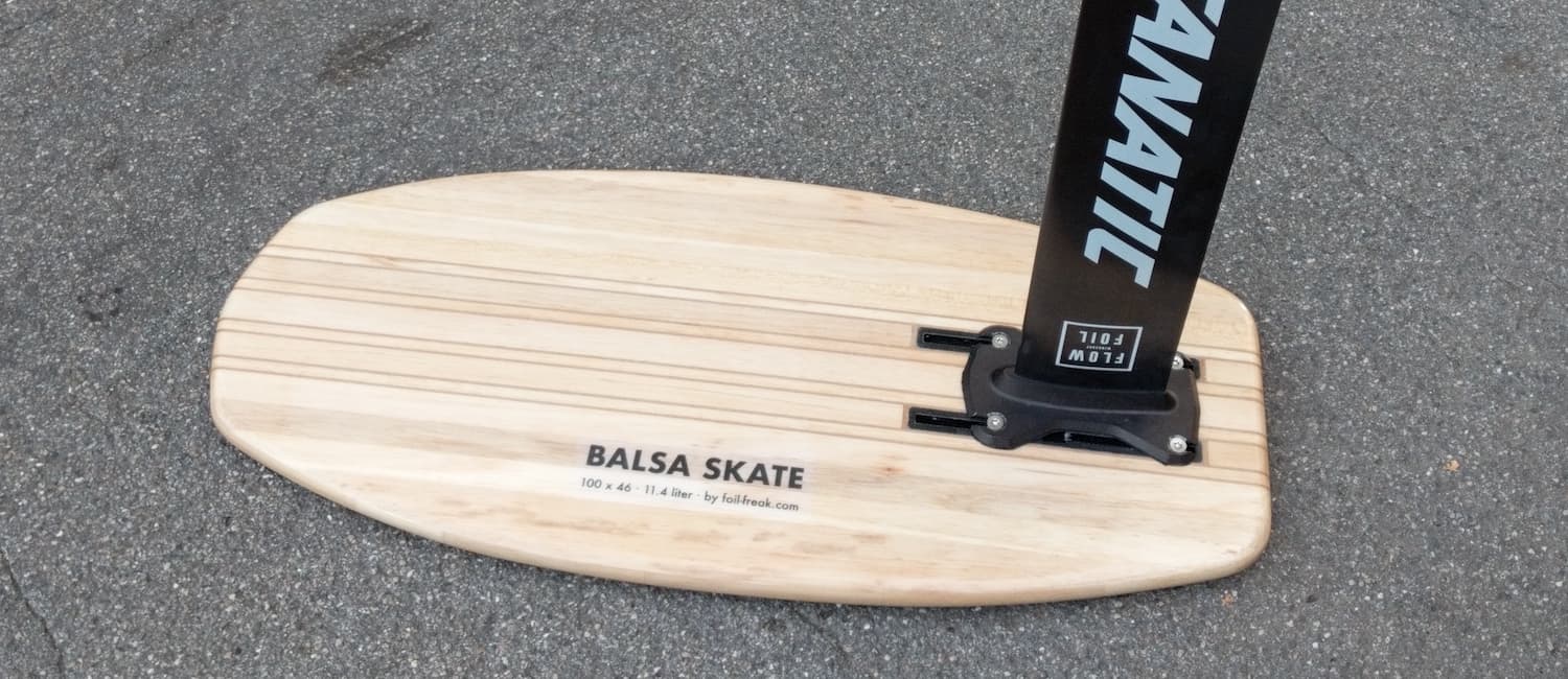 Balsa Skate - A Wooden Pumping Dream